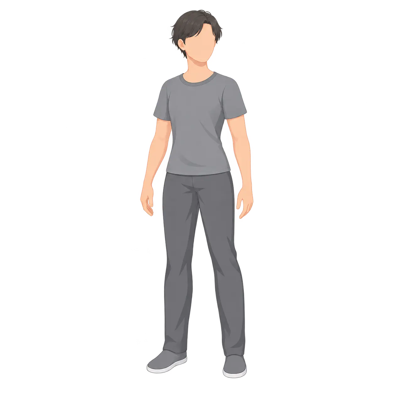 A full-body photo, which will not animate well